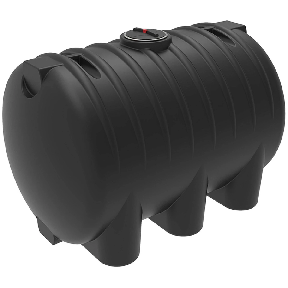 Емкость горизонтально-цилиндрическая HR 8000 л (черная) 