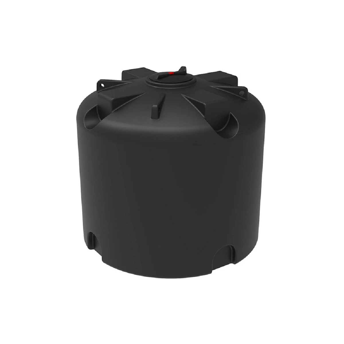 Емкость TR 5м3 (черная)  для хранения питьевой и технической воды, жидких удобрений порошкообразных, гранулированных, вязких и пастообразных продуктов с плотностью до 1,0 г/см³. 