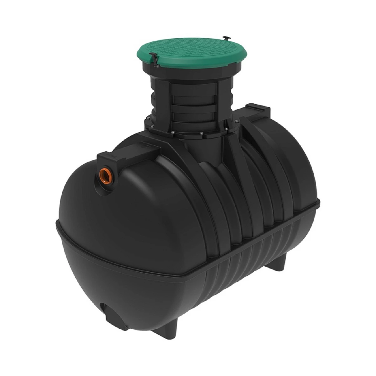 Емкость подземная Rostok G 3.5 м3 с горловиной 600 мм с патрубком 110 мм, 