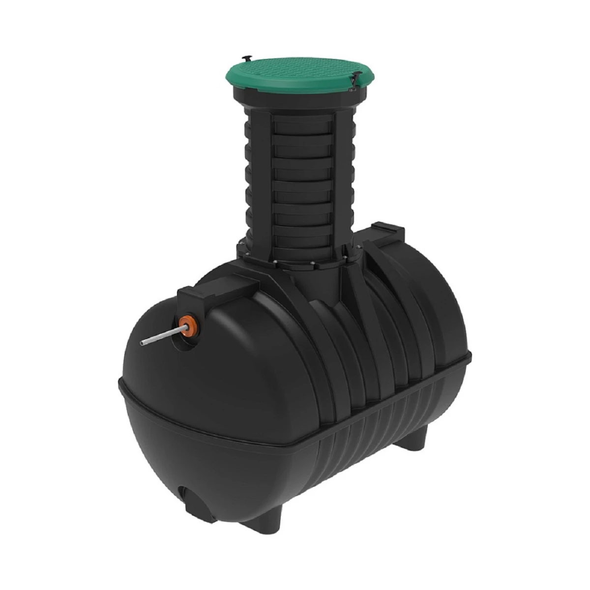 Автономная канализация Rostok Ground 8 Pro c горловиной 1000 мм. (принудительное отведение) 