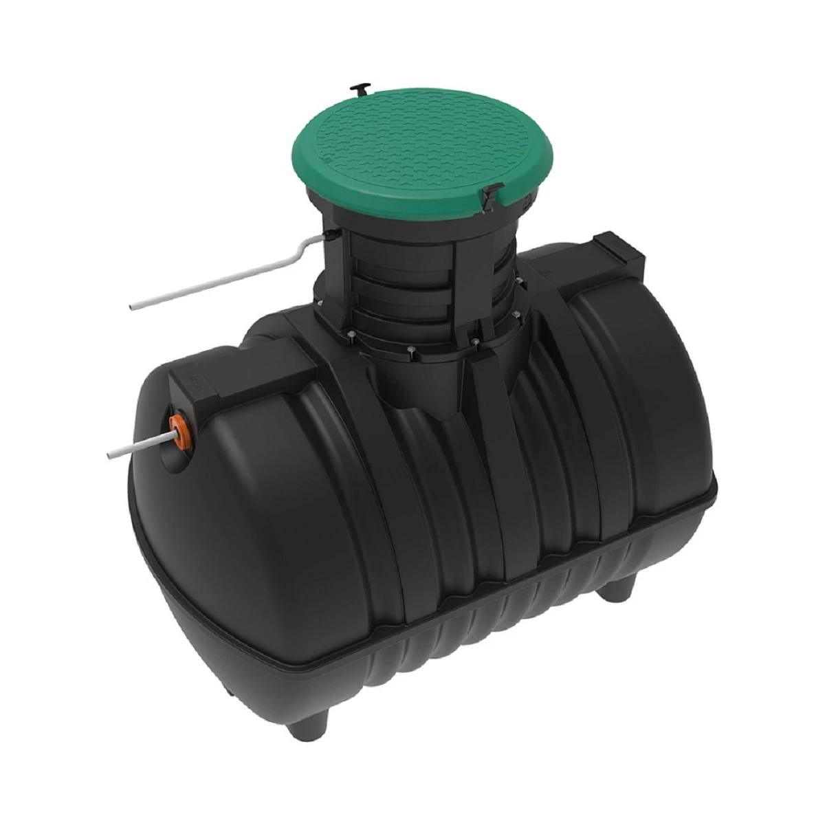 Автономная канализация Rostok Ground 8Pro с горловиной 600 мм. (принудительное отведение) 