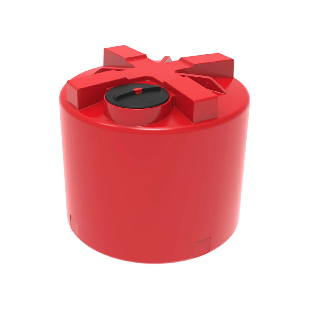 Емкость вертикально-цилиндрическая усиленная T 2000 л (красная) для КАС/ЖКУ/СЗР 