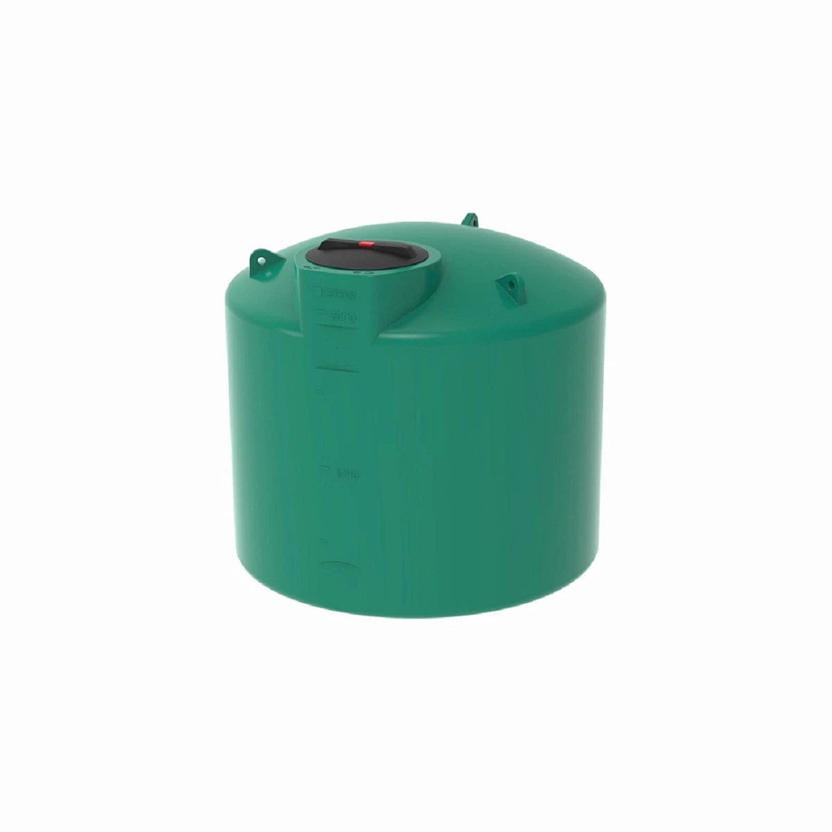 Емкость вертикальная  TOR 2000 л (зеленая)  для воды 