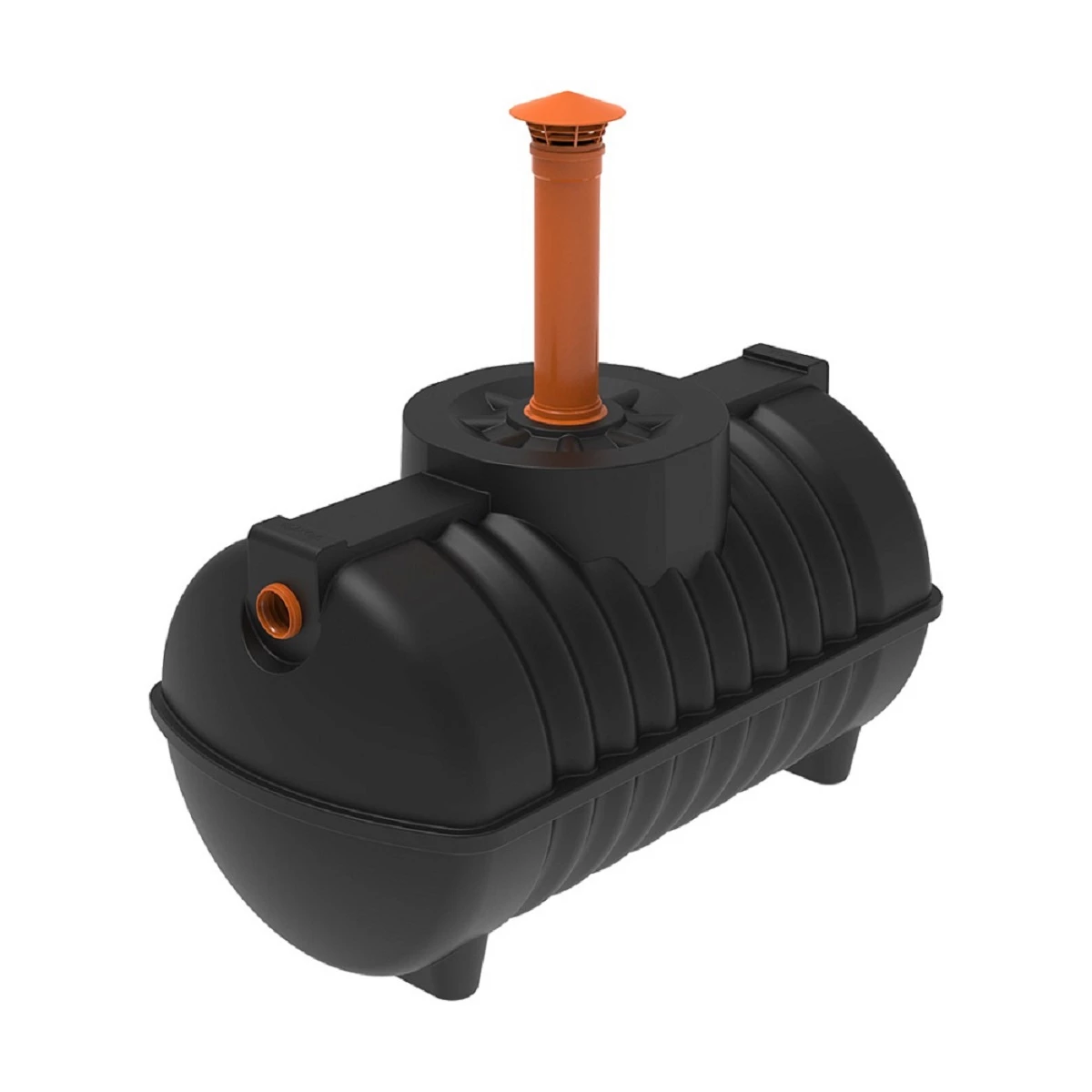 Емкость подземная Rostok G 1.8 м3 шахта с входом и выходом 110 мм. 