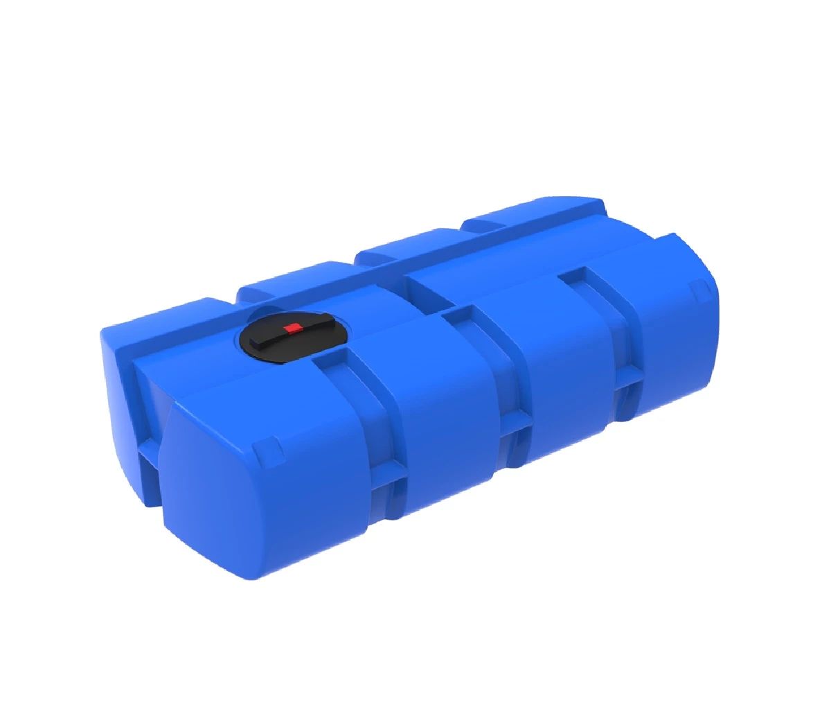 Емкость прямоугольная - горизонтальная AUTO 1000 л  (синий) 