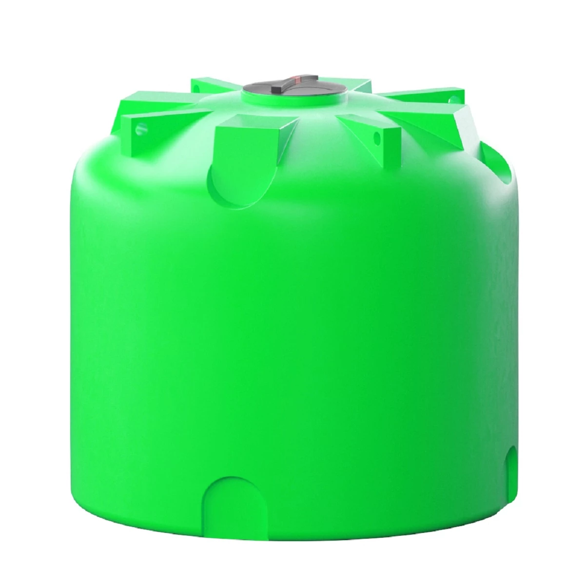 Емкость вертикальная усиленная VTR 5000 л для КАС (салатовый) для хранения удобрений КАС/ЖКУ/СЗР