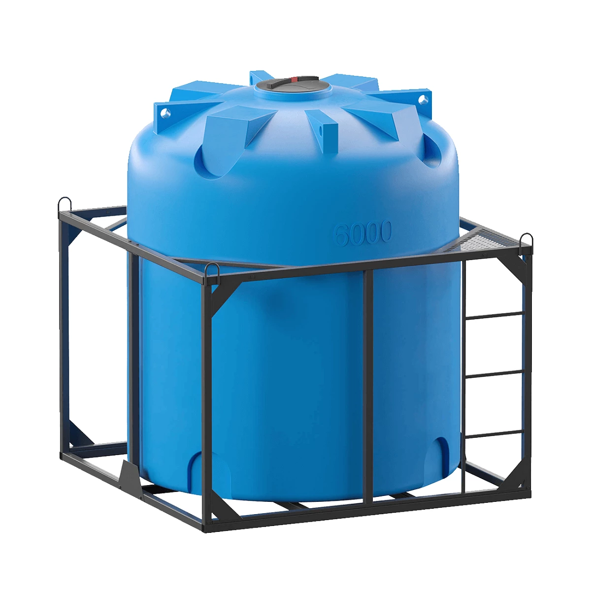Емкость в обрешетке VTR 6000 (синяя), для перевозки питьевой воды, химии и т.д.