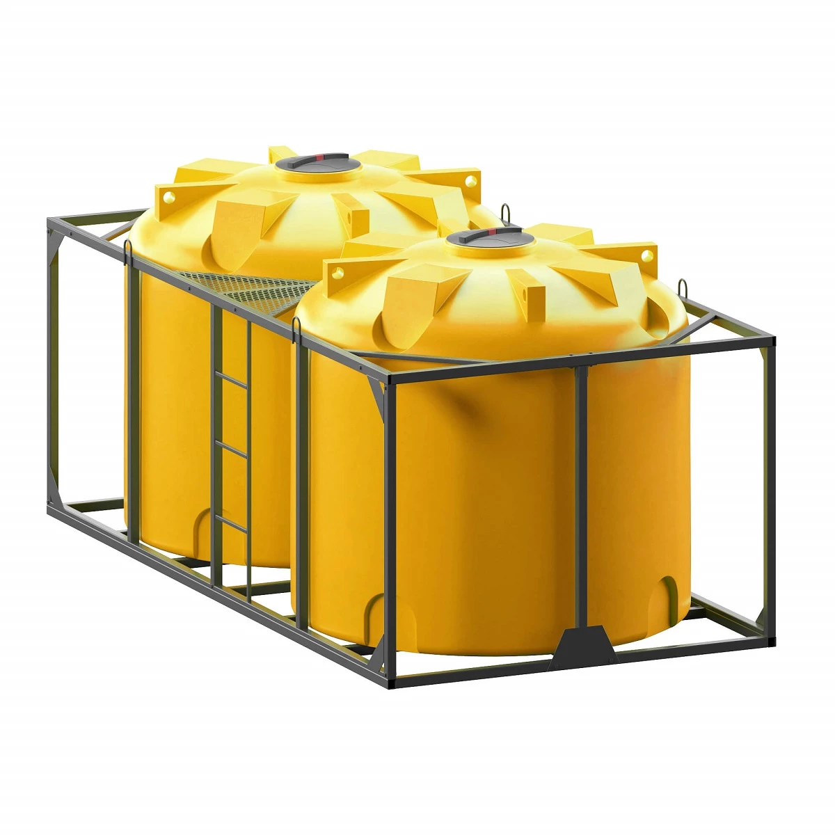 Транспортная кассета VTR 5000 х 2 (желтая), для перевозки питьевой воды, химии и т.д.