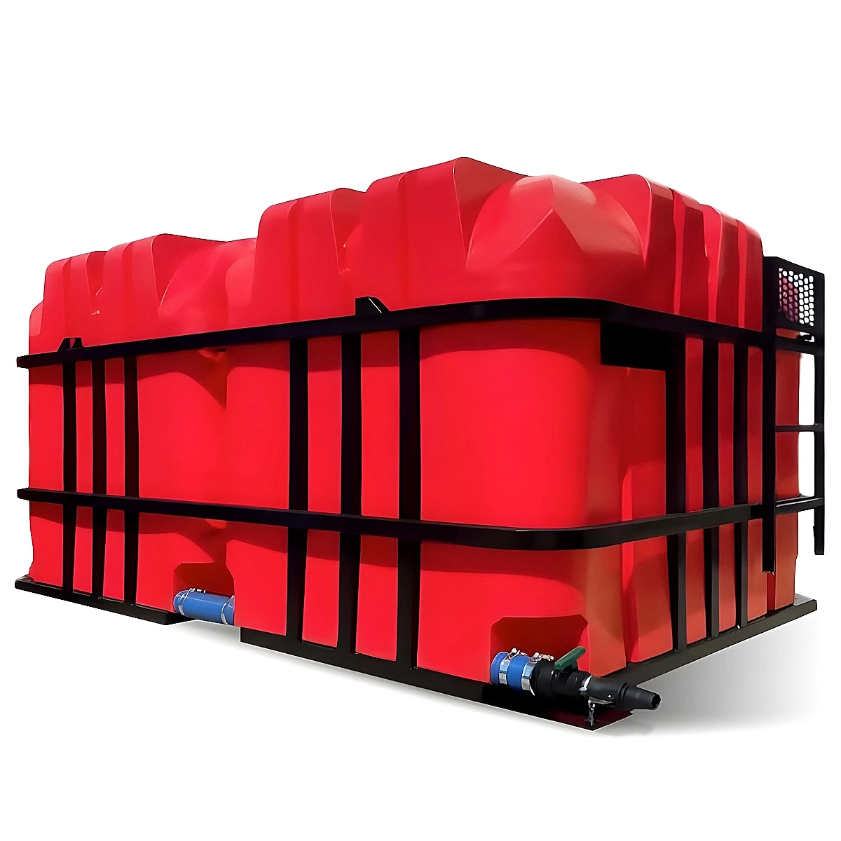 Транспортная кассета с усиленными емкостями STR 5000 x 2 (красный), ПОЛНЫЙ СЛИВ, для перевозки КАС/ЖКУ/СЗР