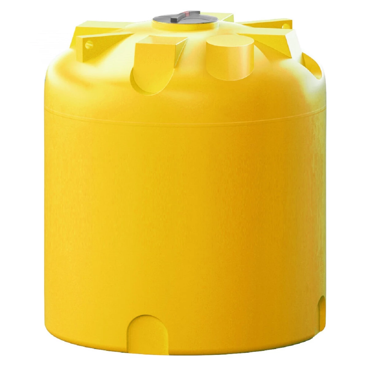 Емкость вертикальная усиленная VTR 10000 л  (желтый) для хранения удобрений КАС/ЖКУ/СЗР 