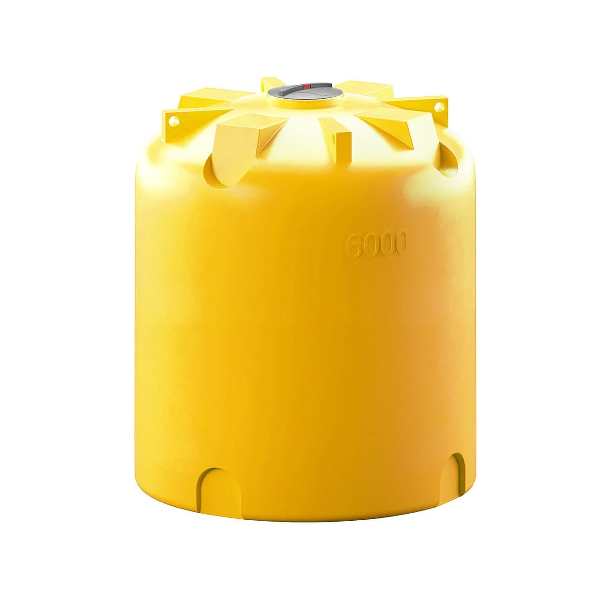 Емкость вертикальная усиленная VTR 6000 л (желтый) для хранения удобрений КАС/ЖКУ/СЗР 