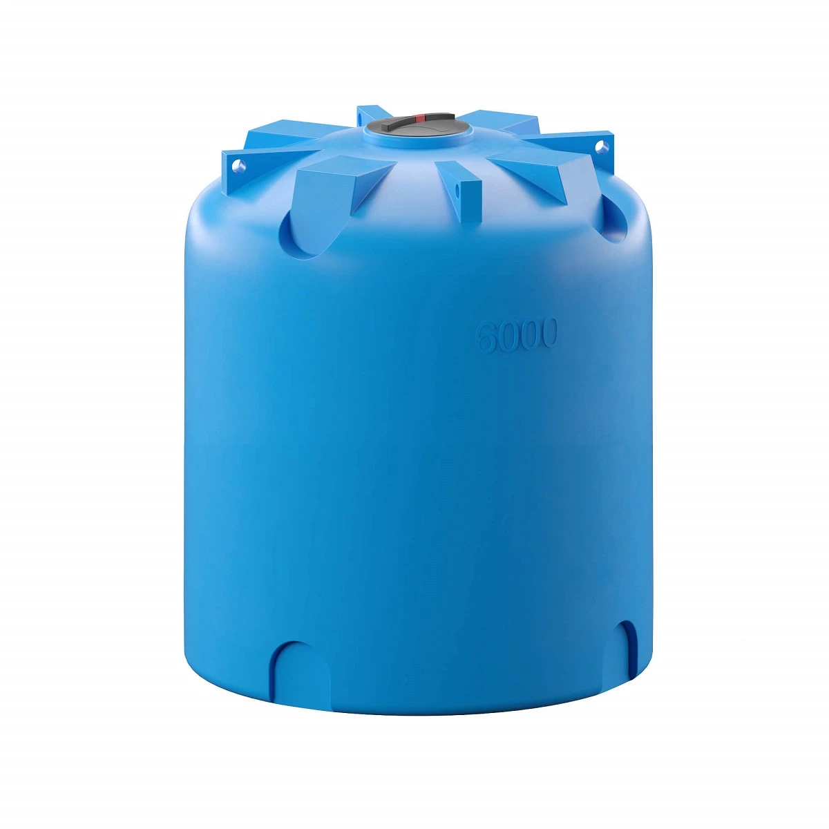 Емкость вертикально-цилиндрическая VTR 6000 л (синий) 