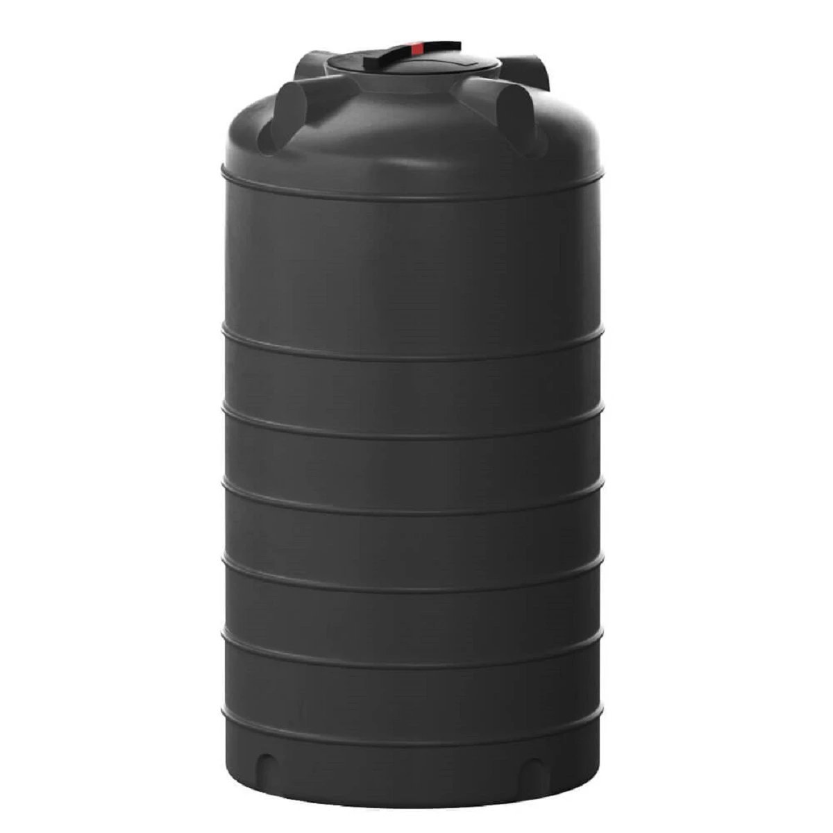 Емкость цилиндрическая - вертикальная VER T 1000 л (черный) 