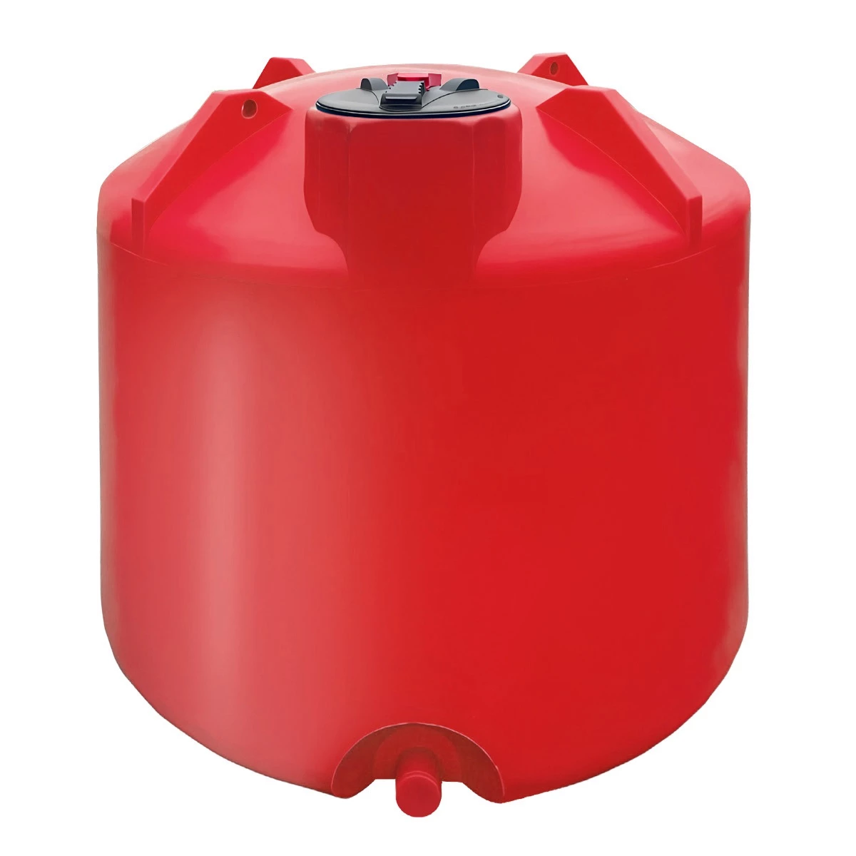 Емкость вертикальная усиленная VTR 4000 л для КАС (красный) для хранения удобрений КАС/ЖКУ/СЗР 