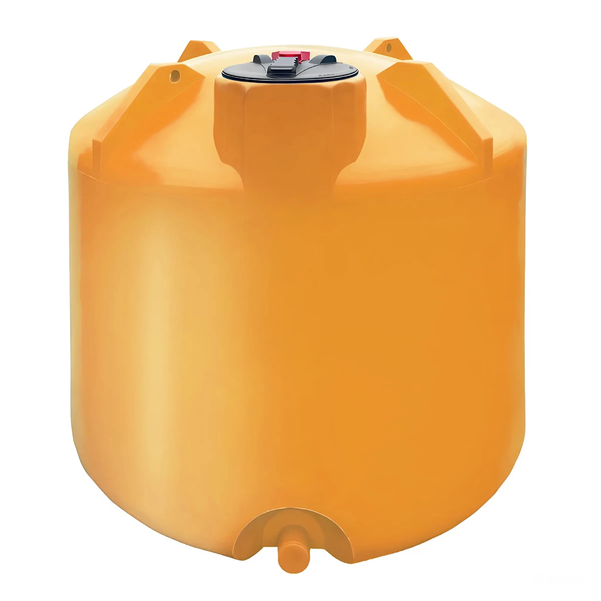Емкость вертикальная усиленная VTR 4000 л для КАС (желтый) для хранения удобрений КАС/ЖКУ/СЗР 