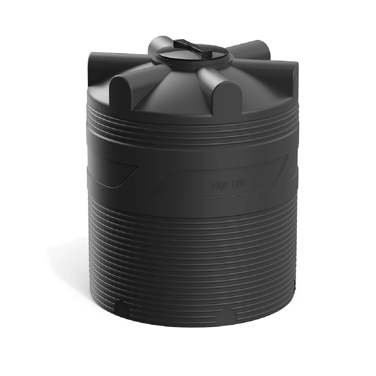 Емкость вертикальная V 1000 л (черный) 