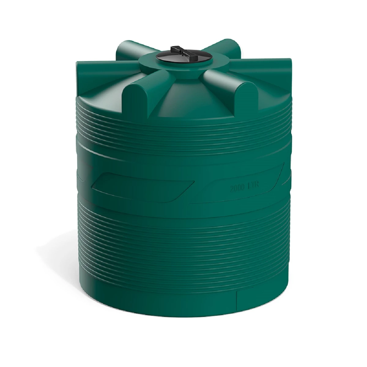 Емкость вертикальная V 2000 л (зеленый) 