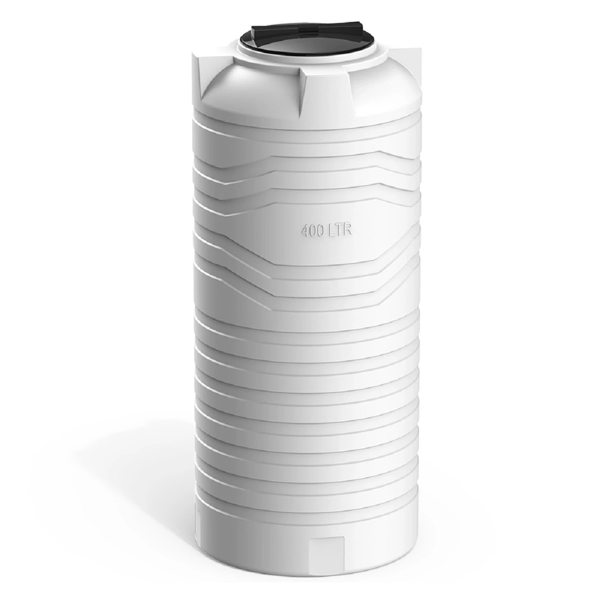 Емкость цилиндрическая - вертикальная N 400 л (белый) 