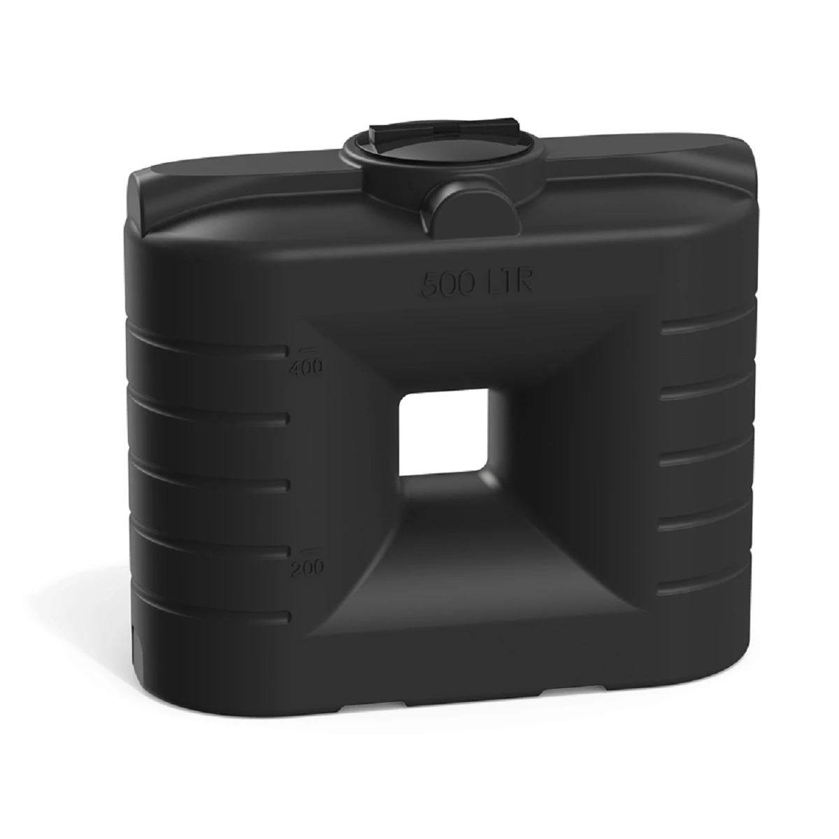 Бак прямоугольный - узкий SN 500 л (черный) 