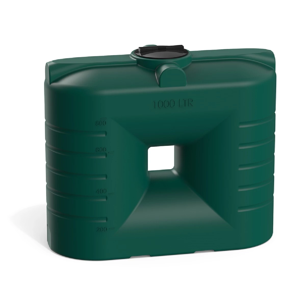 Бак прямоугольный - узкий SN 1м3 л (зеленый) 