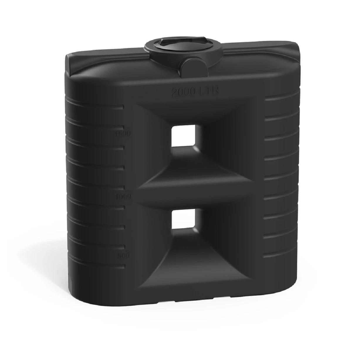 Емкость прямоугольная - узкая SN 2000 л (черный) 