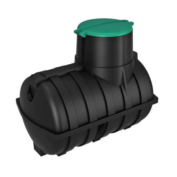 Емкость топливная подземная Rostok U 3 м3 (черная) 