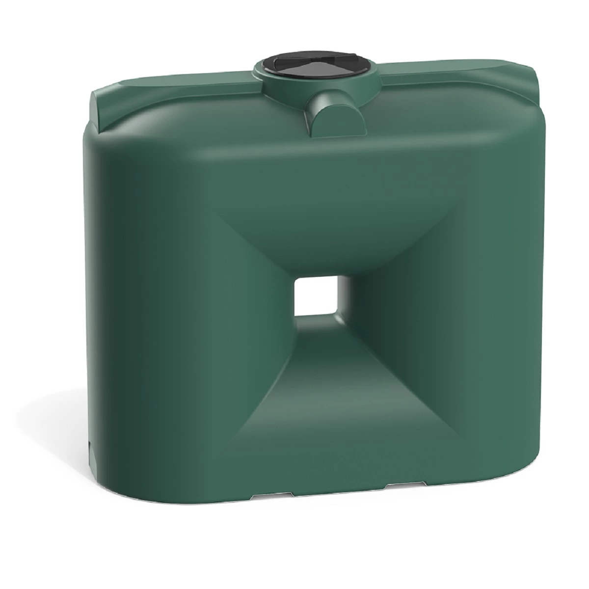 Бак прямоугольный - узкий S 1м3 л (зеленый) 