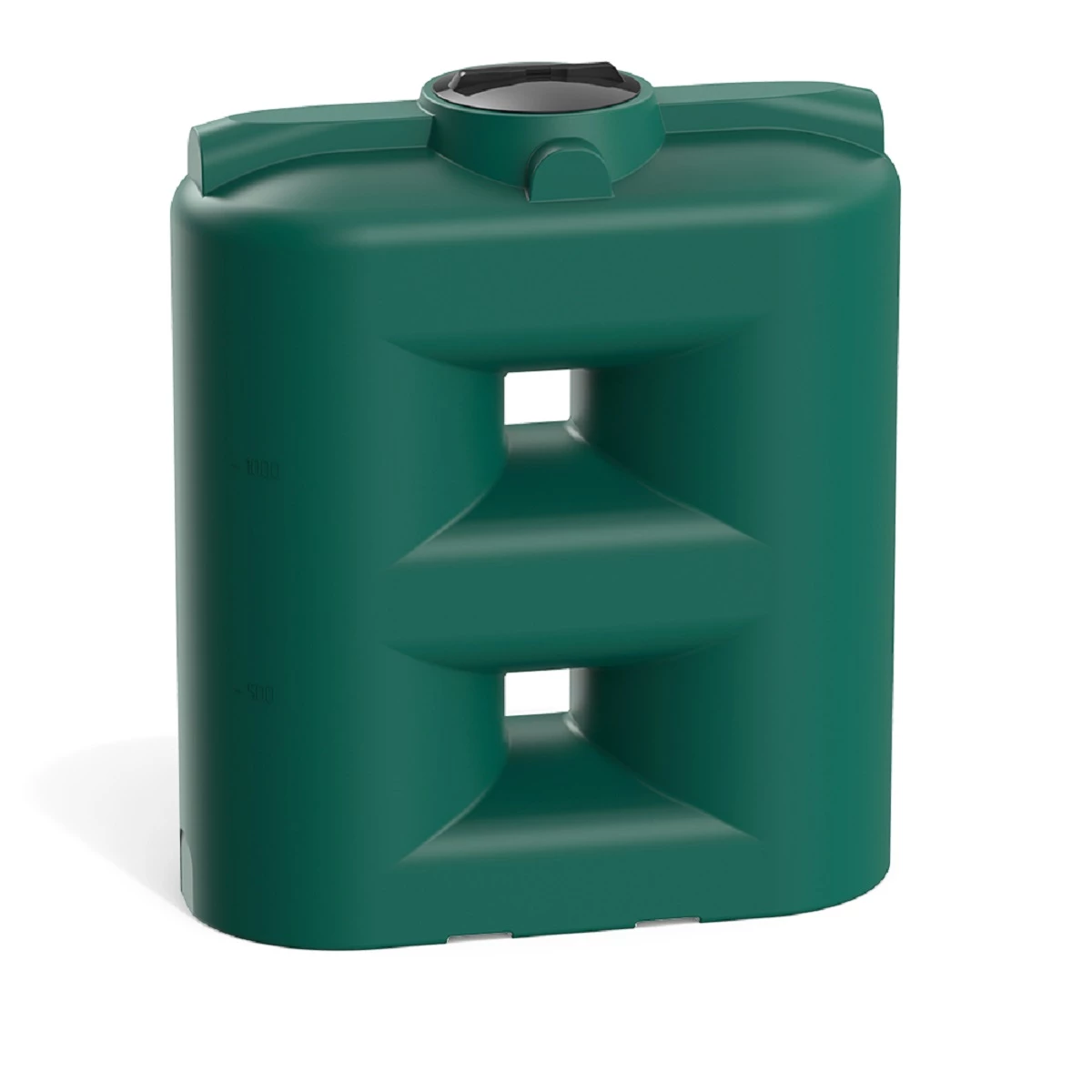 Бак прямоугольный - узкий SL 1500 л (зеленый) 