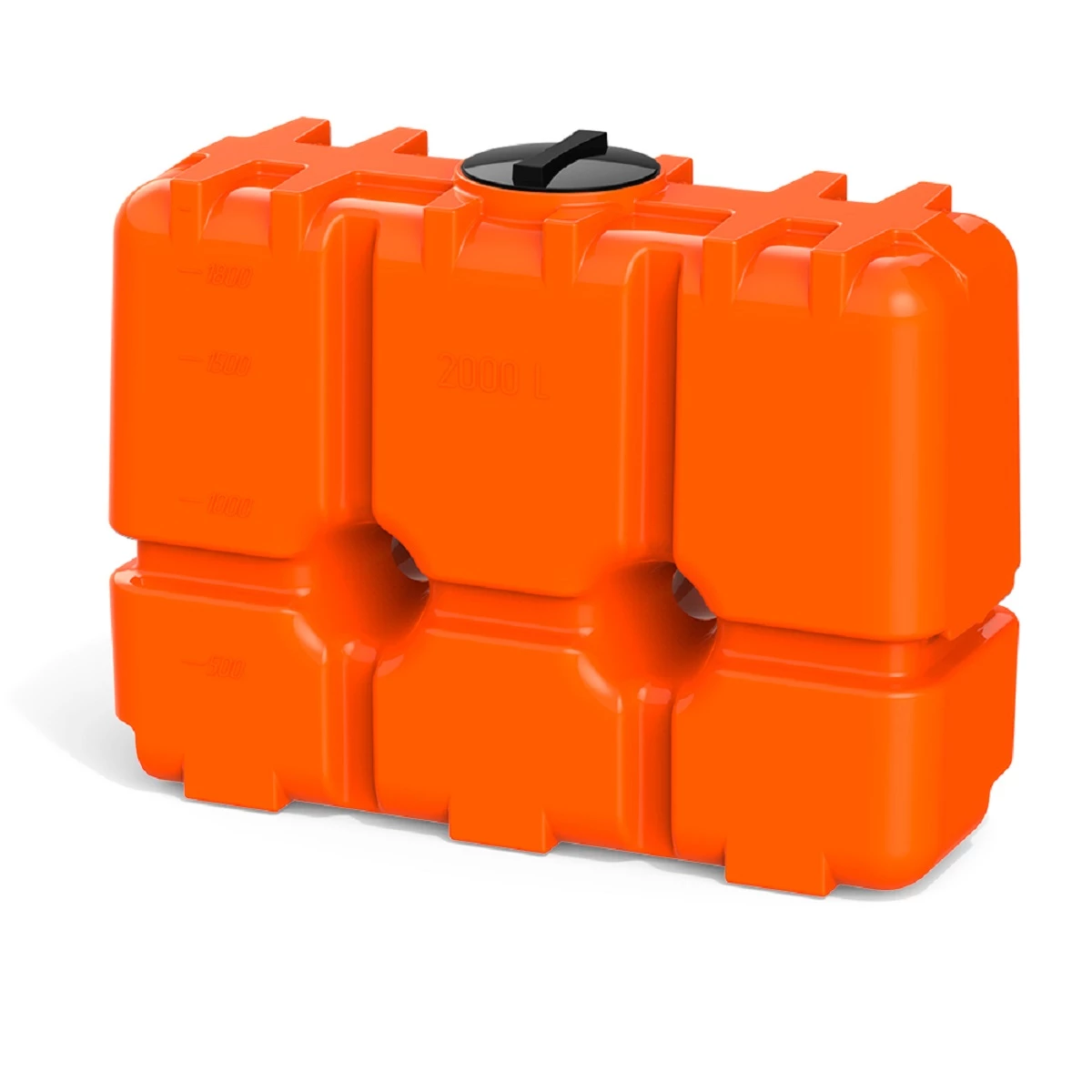 Емкость прямоугольная - вертикальная R 2 м3 (оранжевый) 