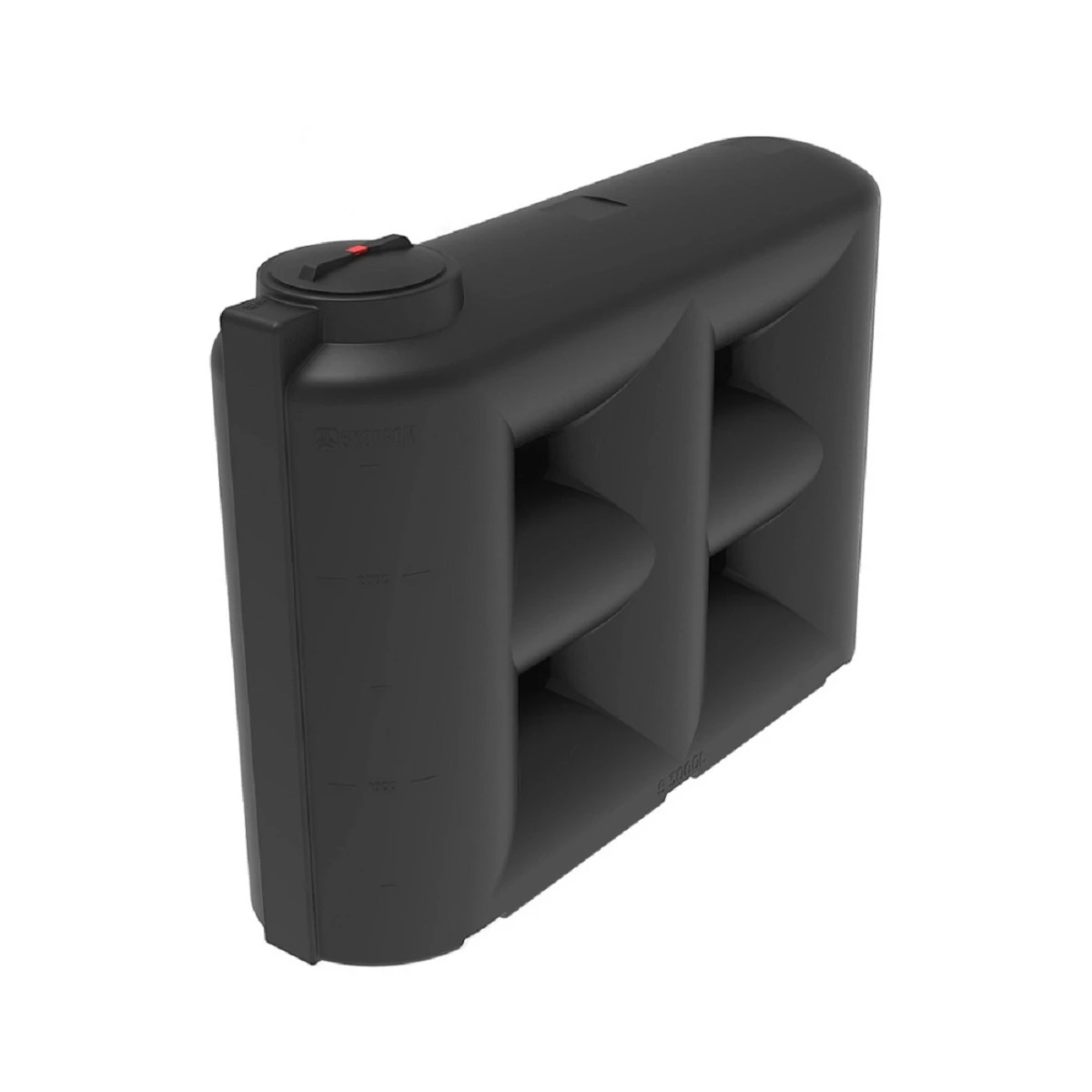 Емкость прямоугольная - узкая S 3м3 л (черная) 