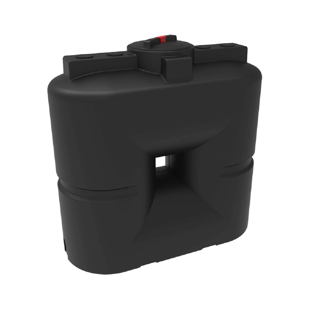 Бак прямоугольный - узкий  S 750 л (черная) 