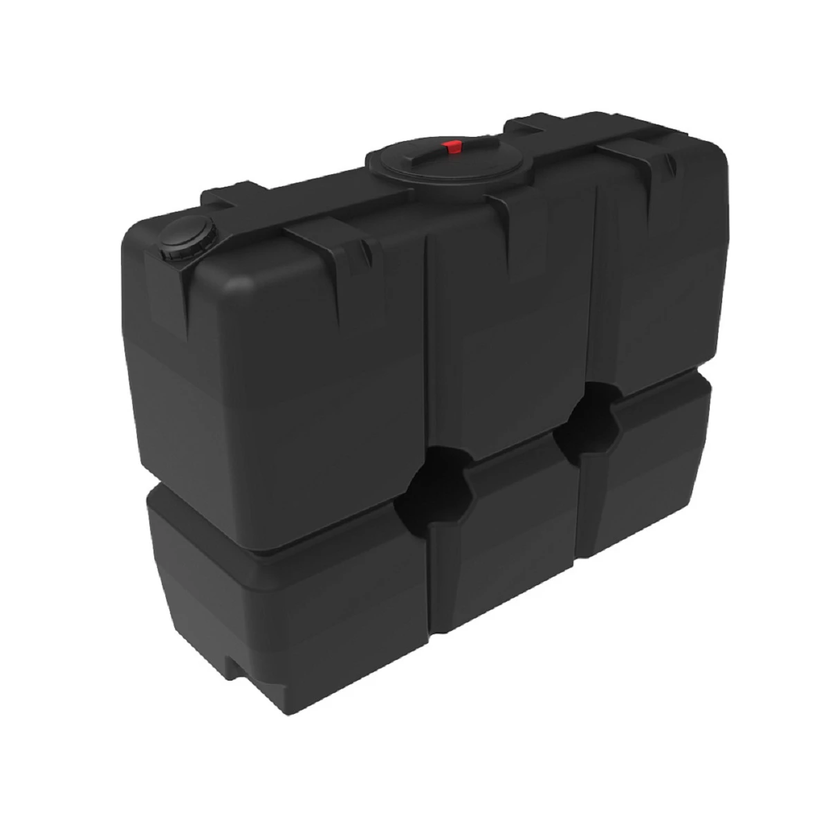 Емкость прямоугольная - вертикальная SK 2м3 л (черная) 