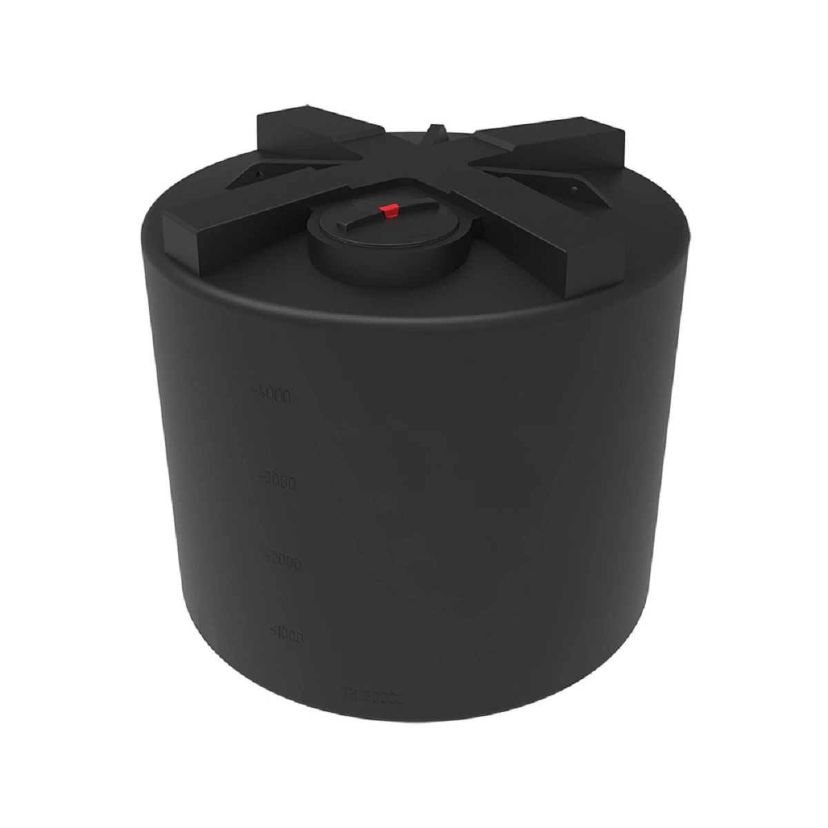 Емкость TH 5м3 л (черная)  техническая вода, спиртосодержащие продукты, дезинфицирующ растворы, для транспортировки и хранения веществ плотностью до 1,0 г/см³