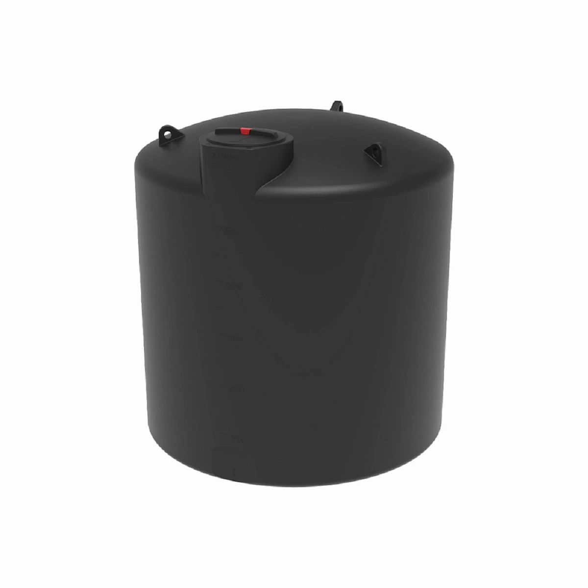 Емкость вертикально-цилиндрическая TRN 6000 л (черная) 