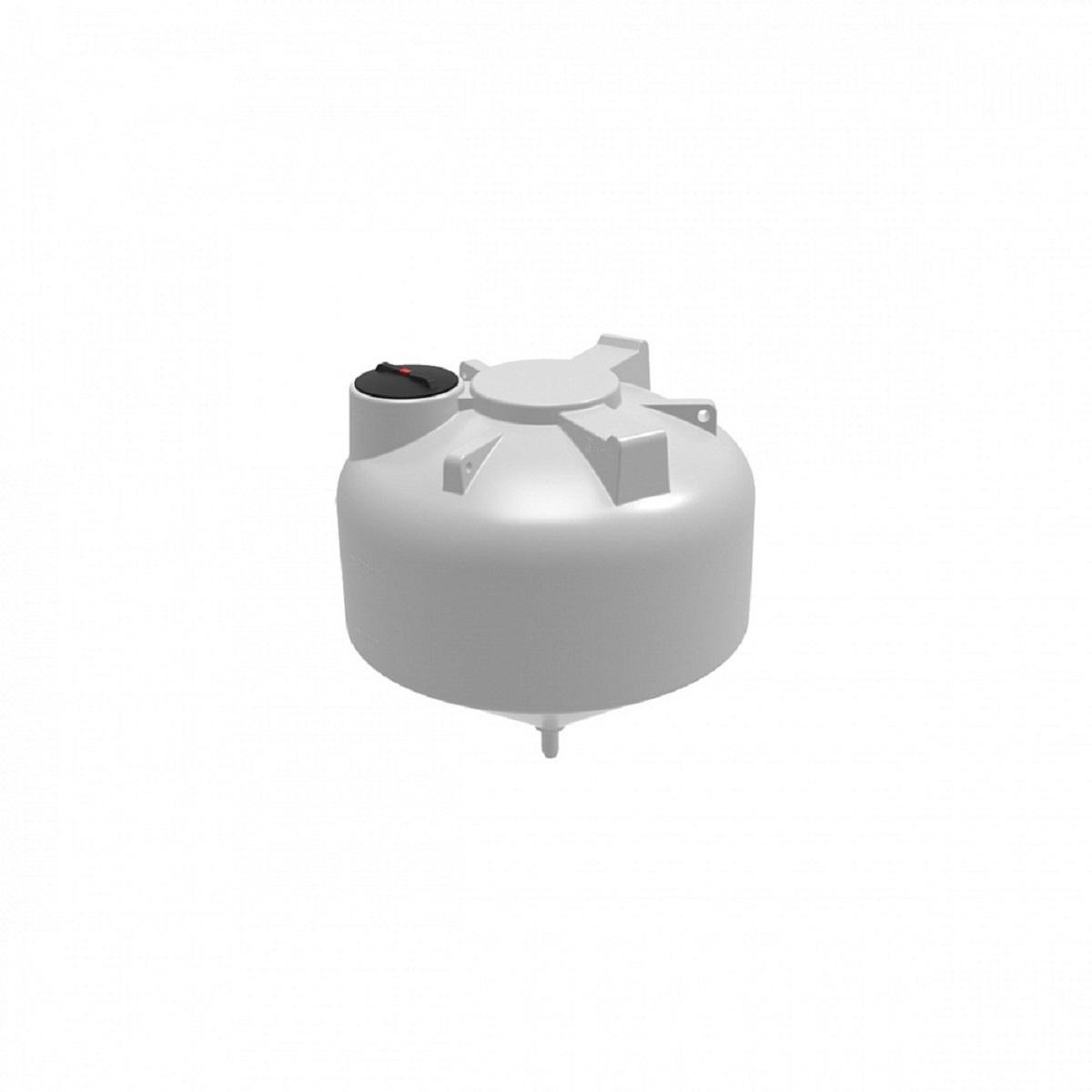 Конусная ёмкость с полным сливом, для хранения веществ с плотностью от 1,0 г/см³