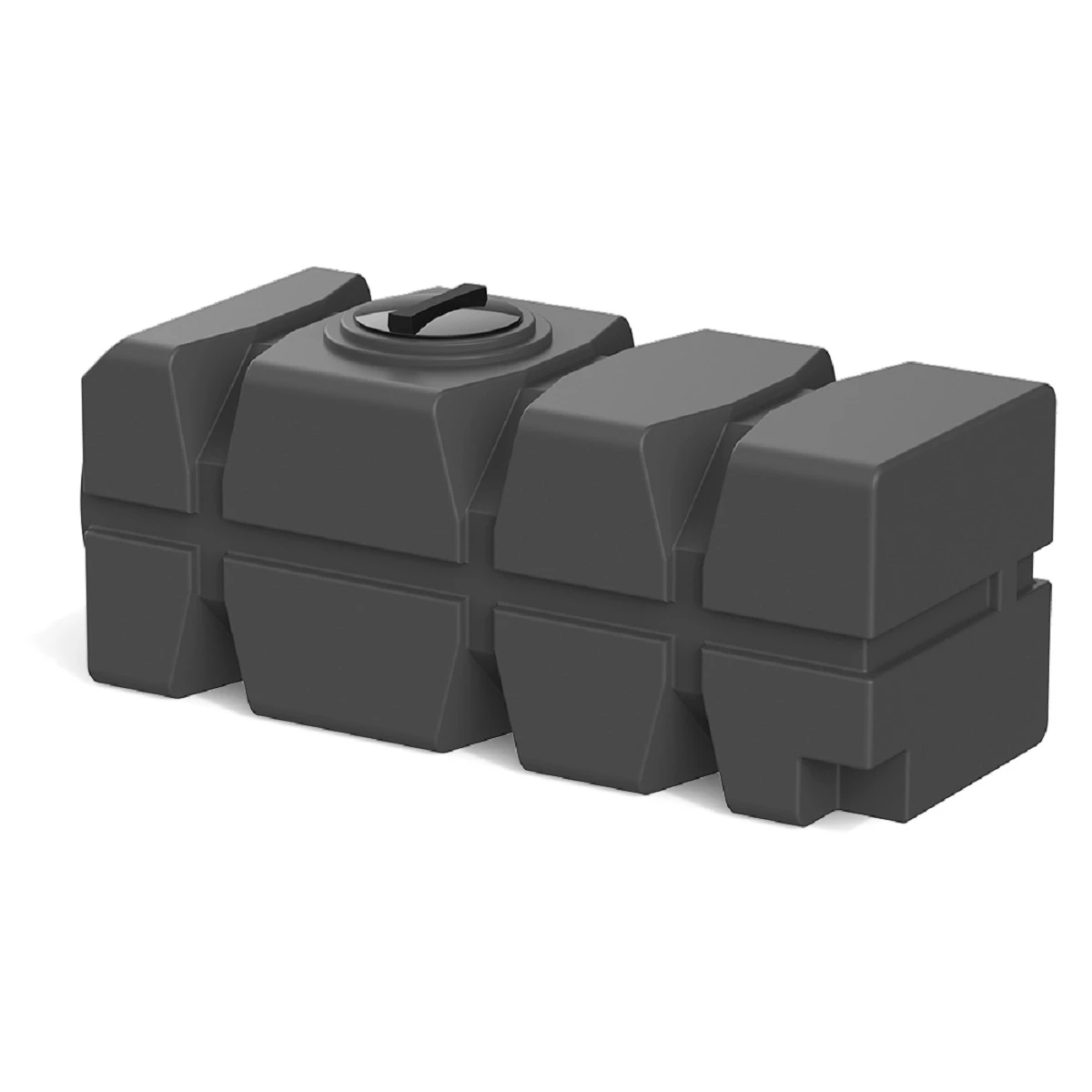 Емкость прямоугольная - горизонтальная FG 1 м3 (черная) 