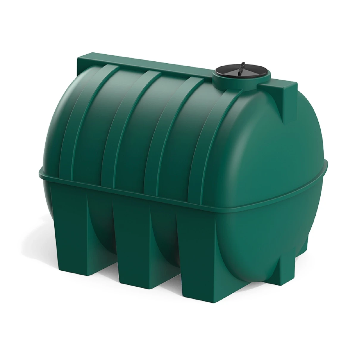Емкость горизонтально-цилиндрическая G 5000 л (зеленый) 