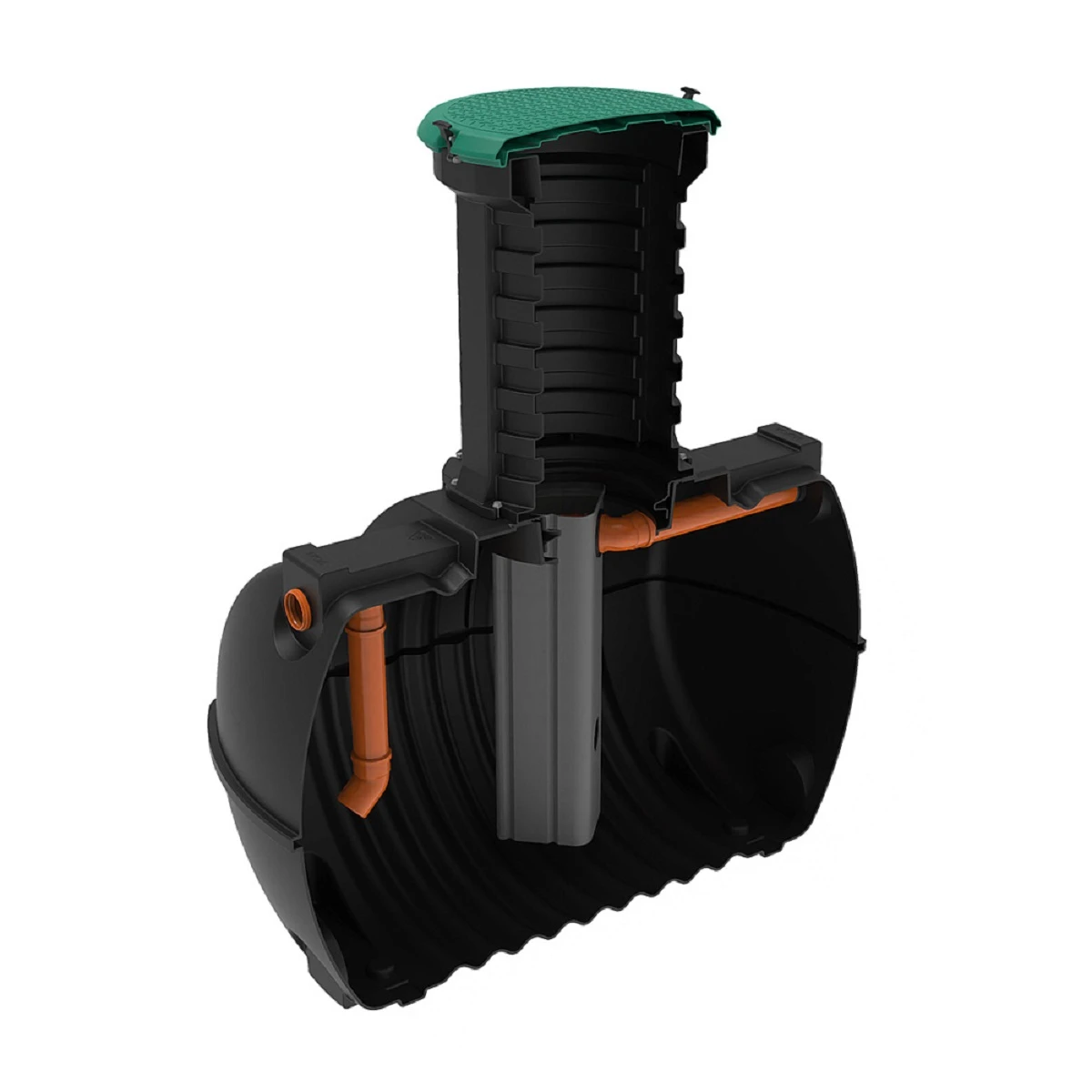 Жироуловитель Rostok G 3.5 м3 МАХ с горловиной 1000 мм с входом и выходом 110 