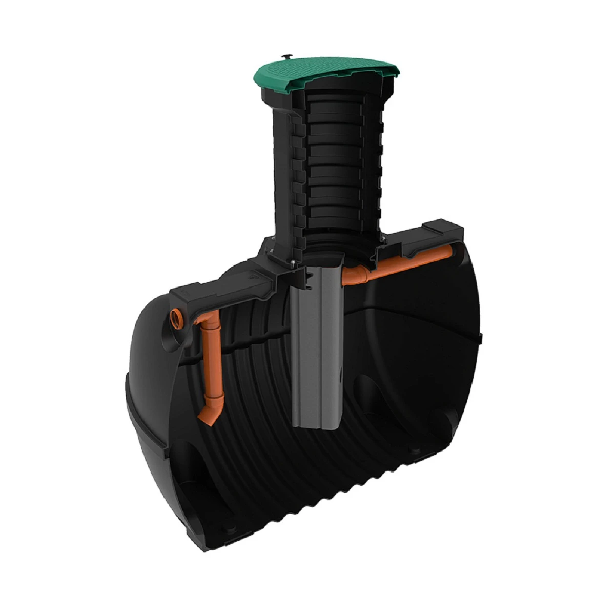 Жироуловитель Rostok G 5.6 м3 МАХ с горловиной 1000 мм с входом и выходом 110 