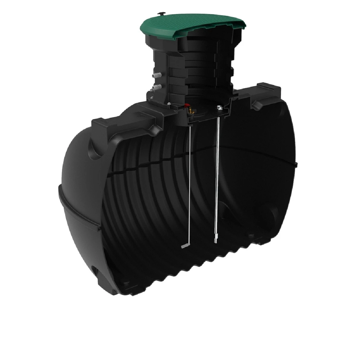 Емкость топливная подземная Rostok G 2. 8 м3 с горловиной 600мм 