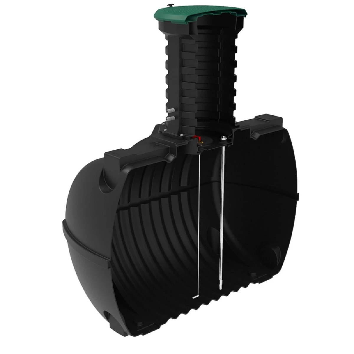 Емкость топливная подземная Rostok G 5.6 м3 с горловиной 1000 мм 