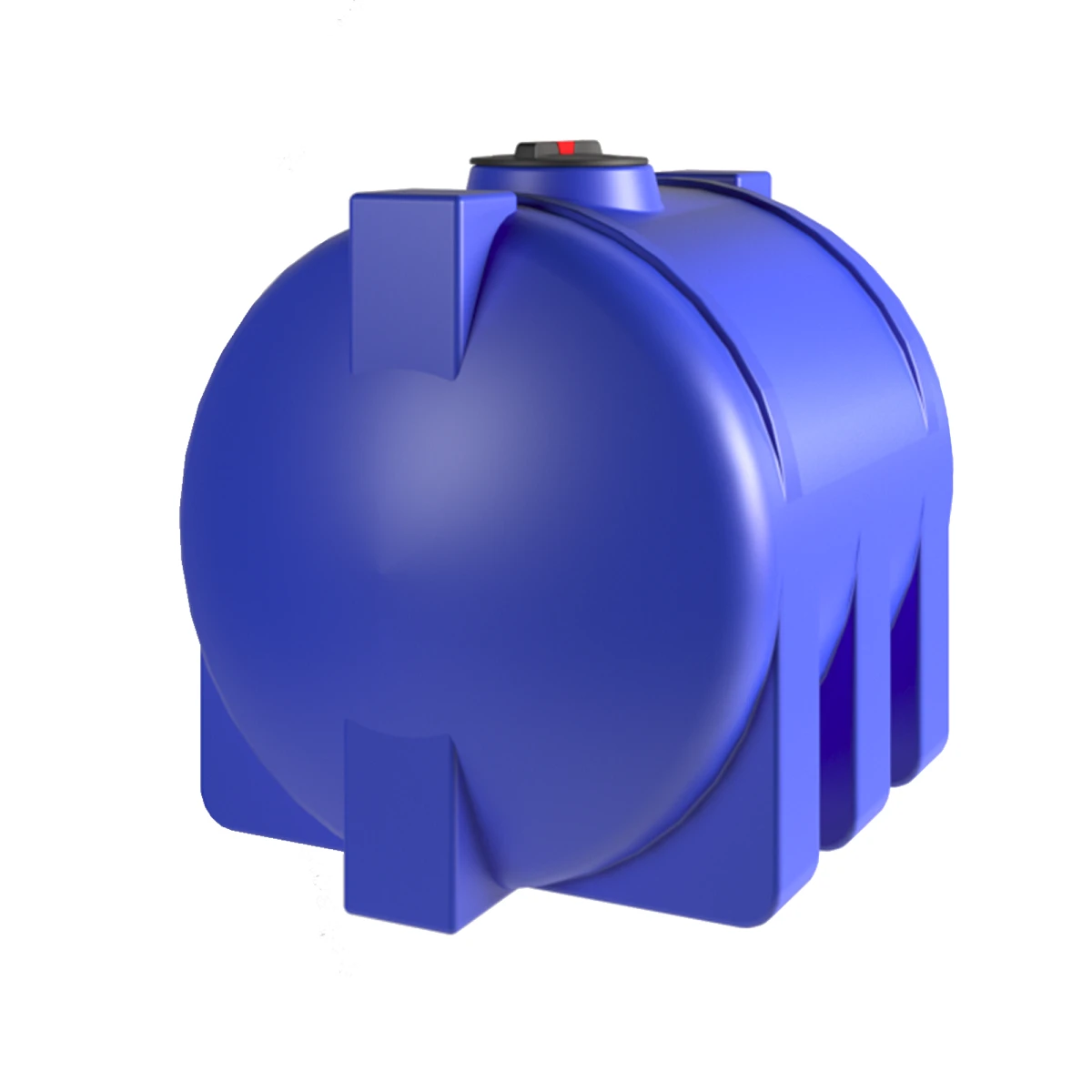 Емкость горизонтальная 3000 л (синяя) 