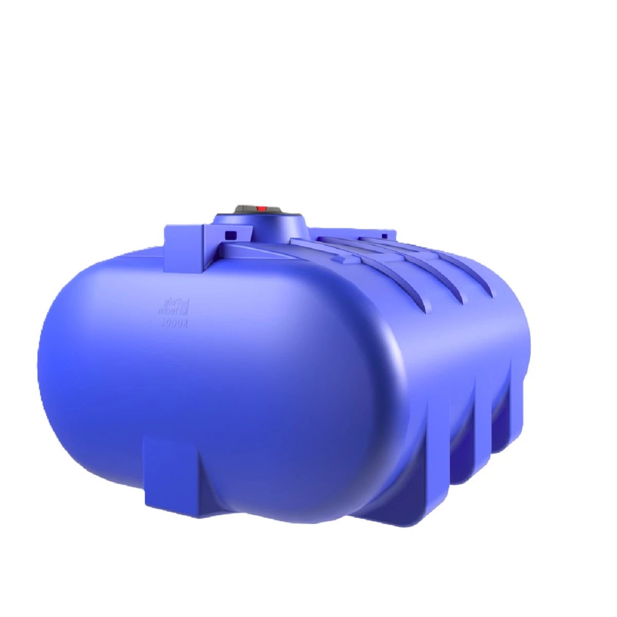 Емкость горизонтальная 5000 л (синяя) 