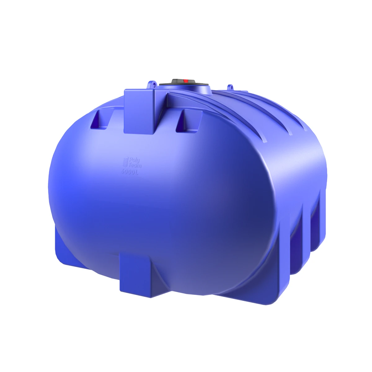 Емкость горизонтальная 6000 л (синяя) 