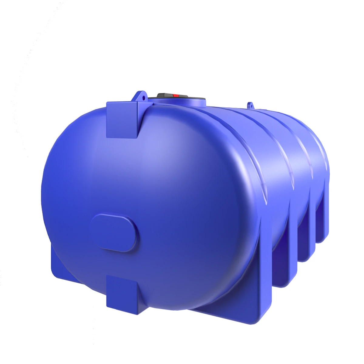 Ёмкость горизонтальная 10000 л (синяя) 