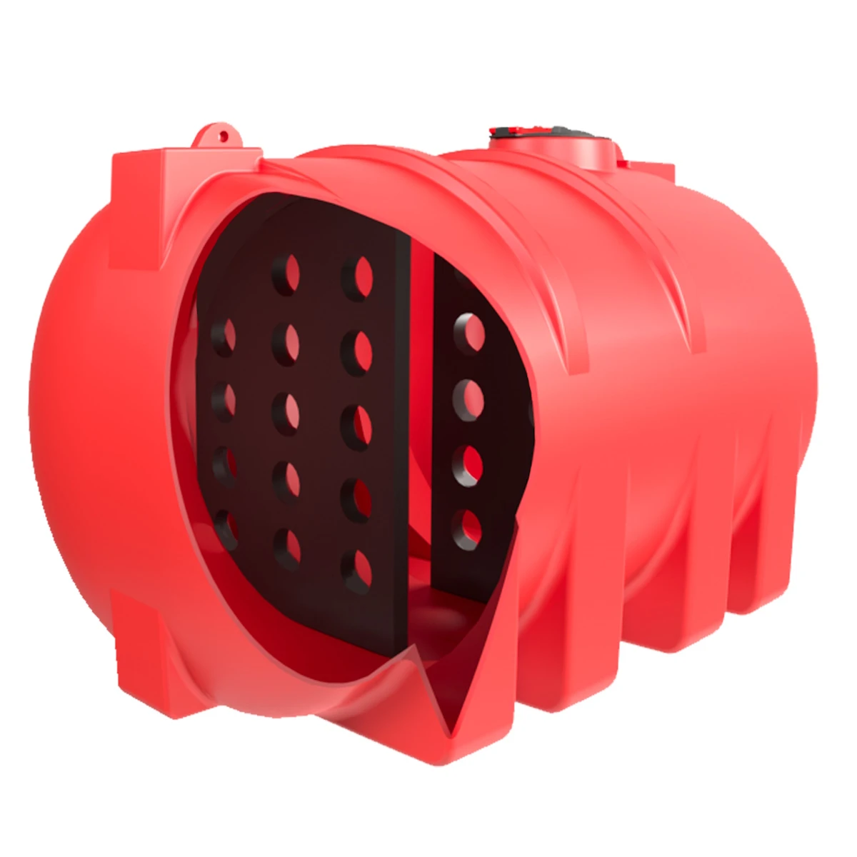 Емкость горизонтальная усиленная с волнорезом 8000 л 