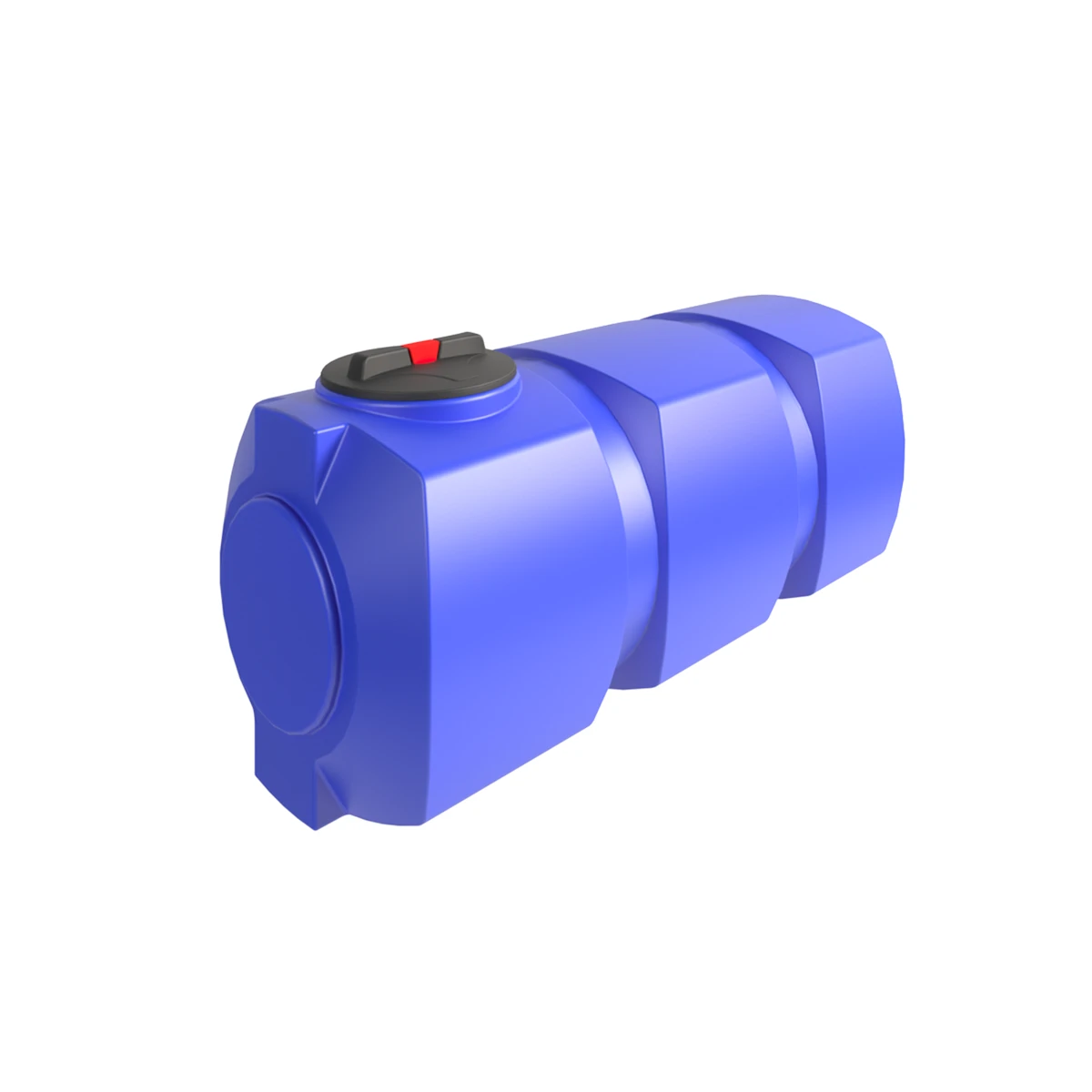 Емкость прямоугольная - горизонтальная 500 л (синяя) 