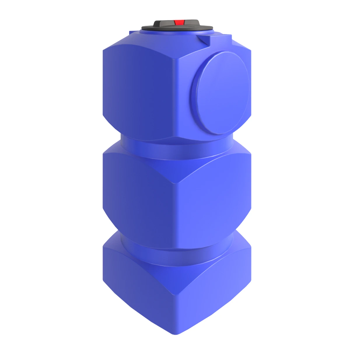 Емкость прямоугольная - вертикальная 750 л (синяя) 