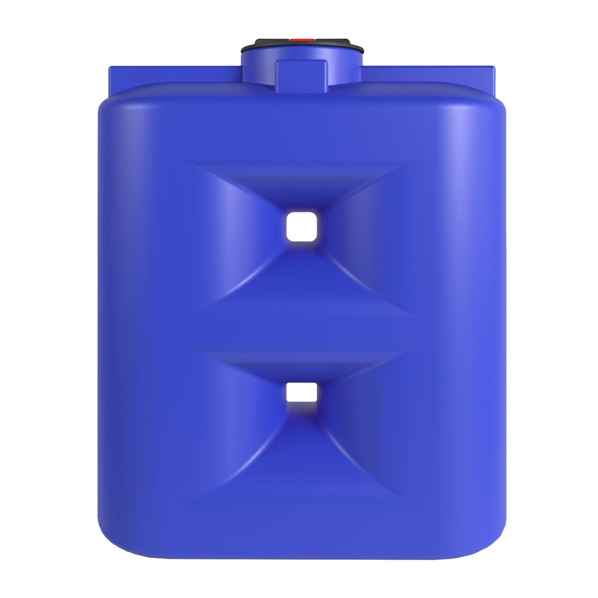 Бак прямоугольный - узкий 1500 л (синий) 