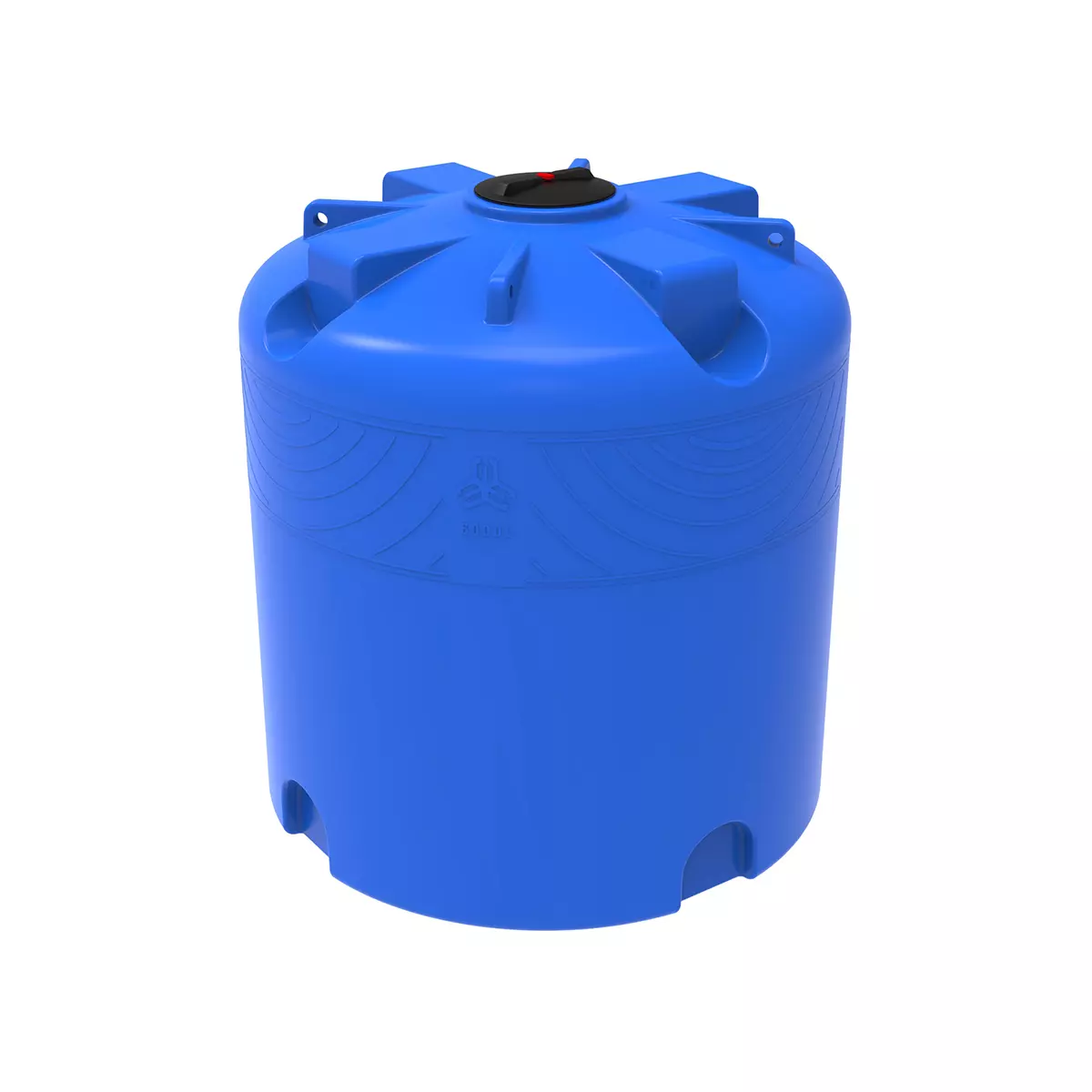 Емкость вертикально-цилиндрическая TR 6000 л для воды (синий) 